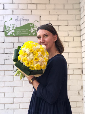 Букет из нарциссов № 1 -49 шт.